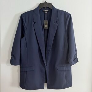 INC International Concepts Midnight Blue Blazer